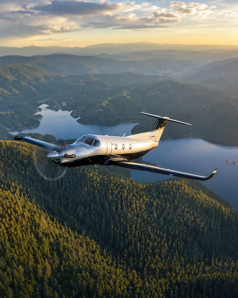 Privatflug über dem Schwarzwald
