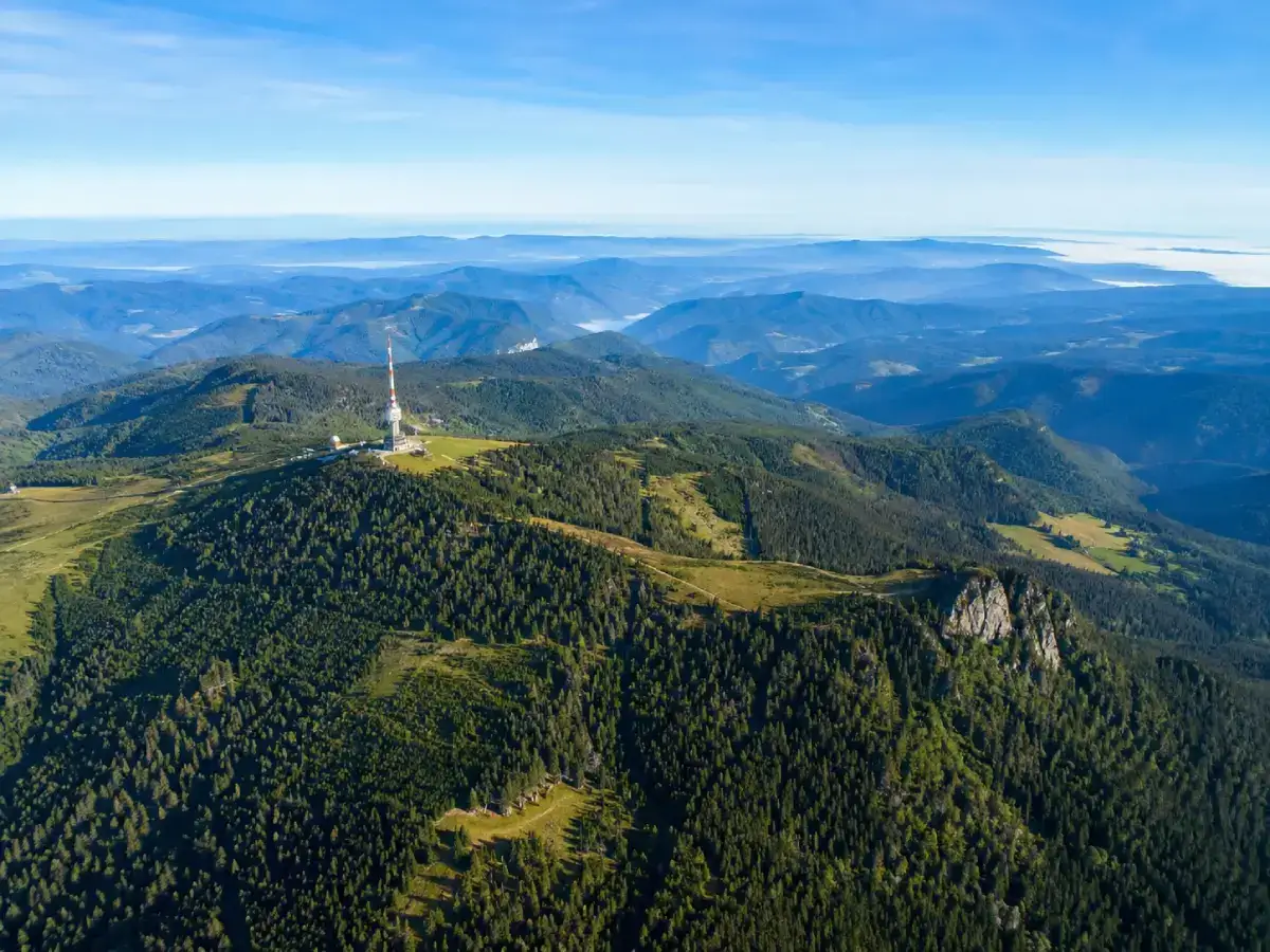 Feldberg und Südschwarzwald aus der Luft